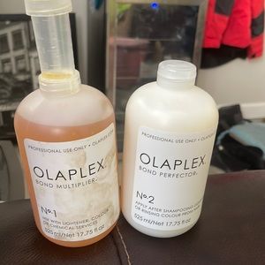 Olaplex (#1) and olaplex bond perfector (#2) professional